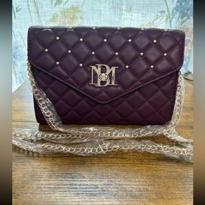 Badgley Mischka Diamond Quilted Crossbody